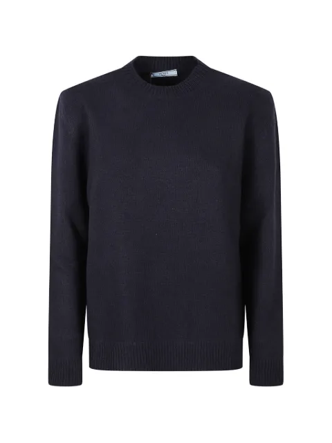Prada wool and suede sweater