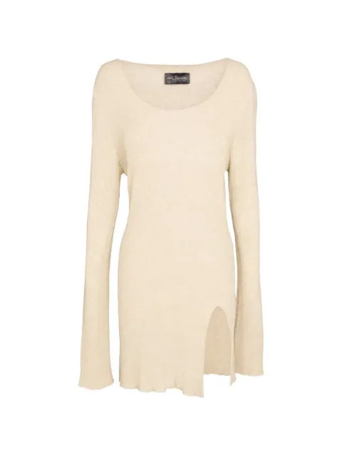 Cortana Luma jersey side-slit top
