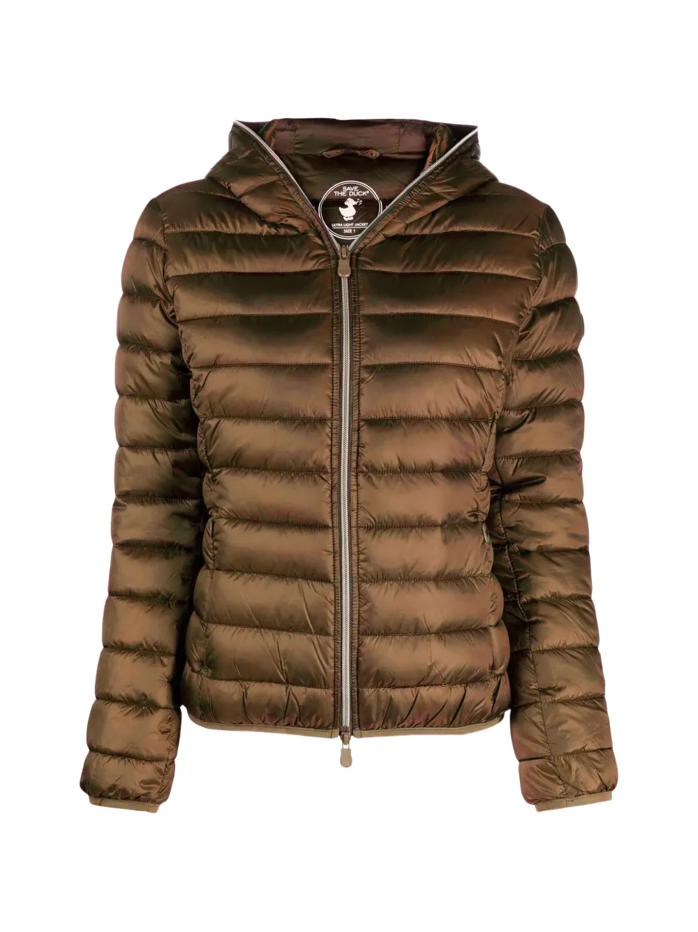 Save The Duck quilted hooded jacket