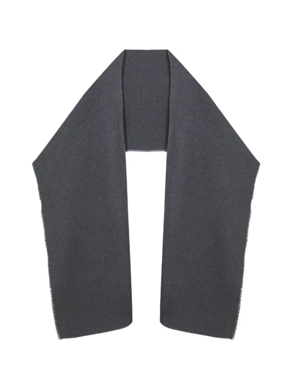 Cortana Nur Frayed Scarf in Grey