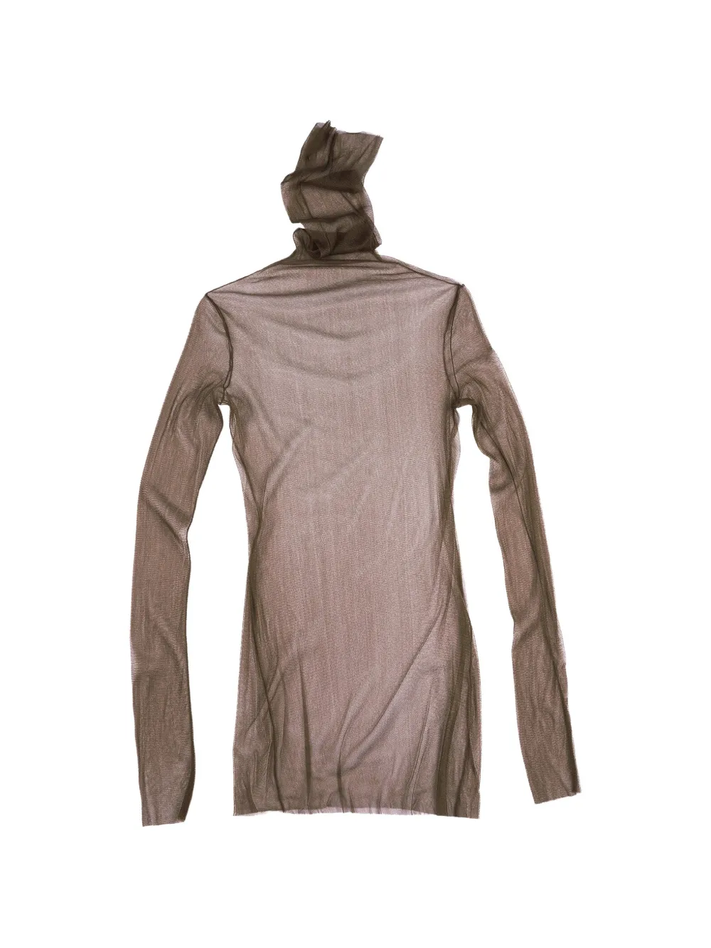 Cortana Cisne Tulle Top In Brown
