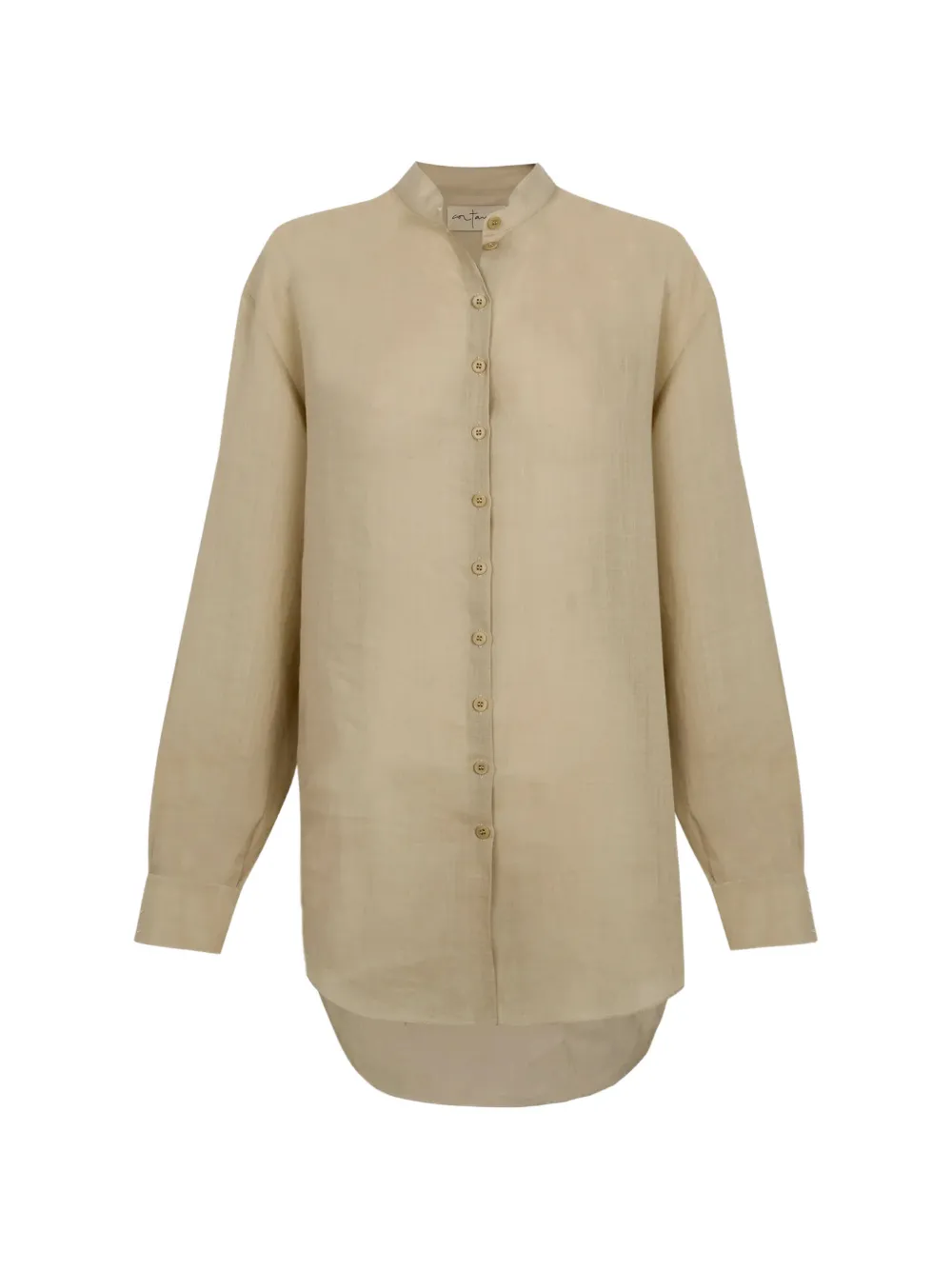 Cortana Raoul band-collar shirt