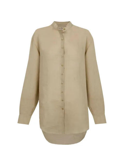 Cortana Raoul band-collar shirt