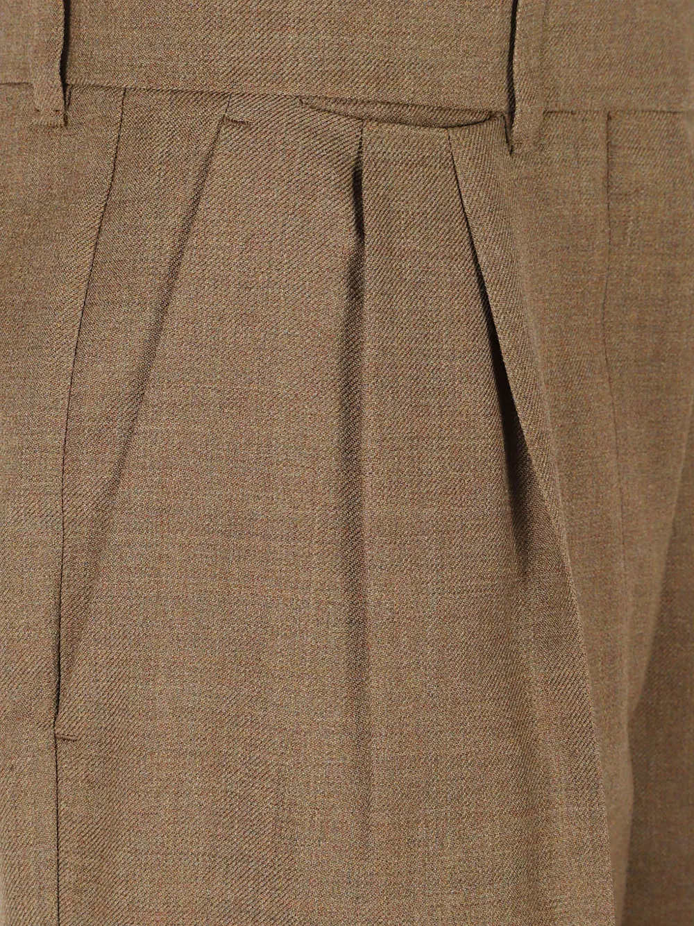 Prada Wollen broek Bruin