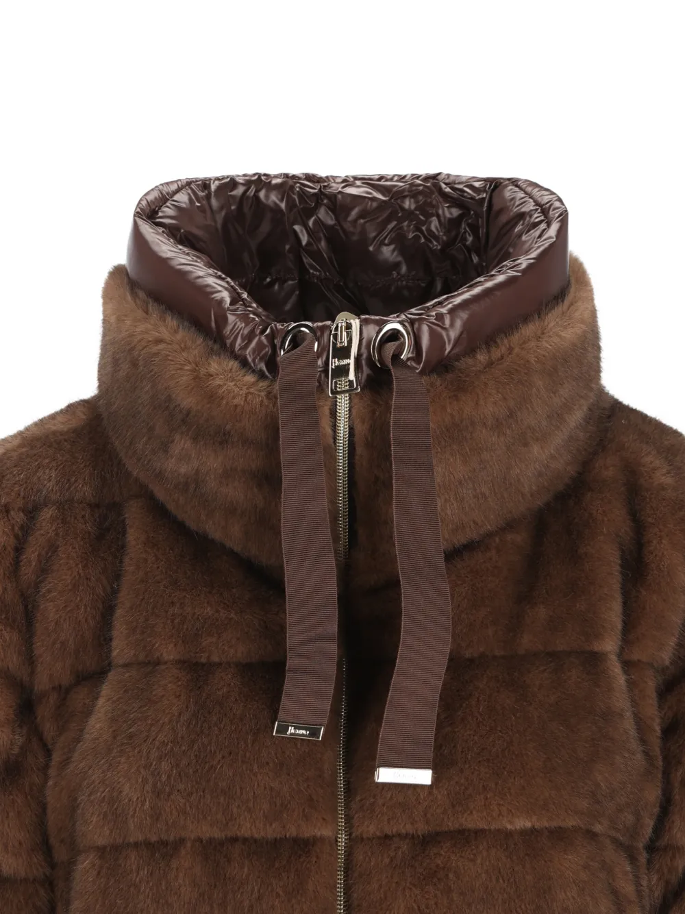 Herno Mantel met ceintuur Bruin