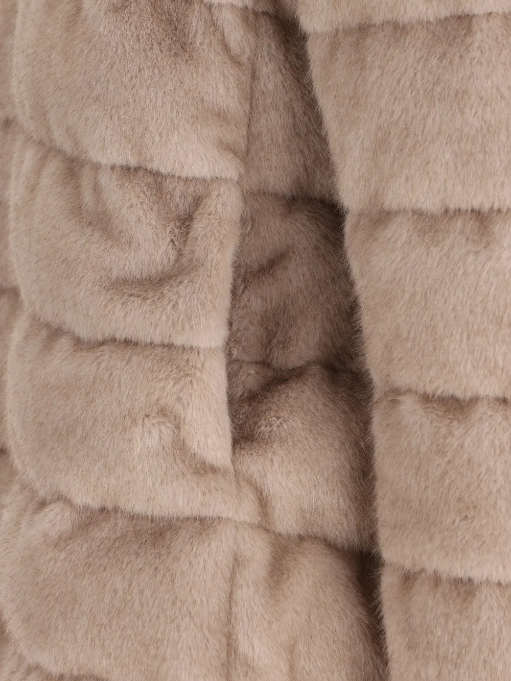 Herno Jas met kraag van imitatiebont Beige