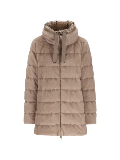 Herno faux-fur padded coat
