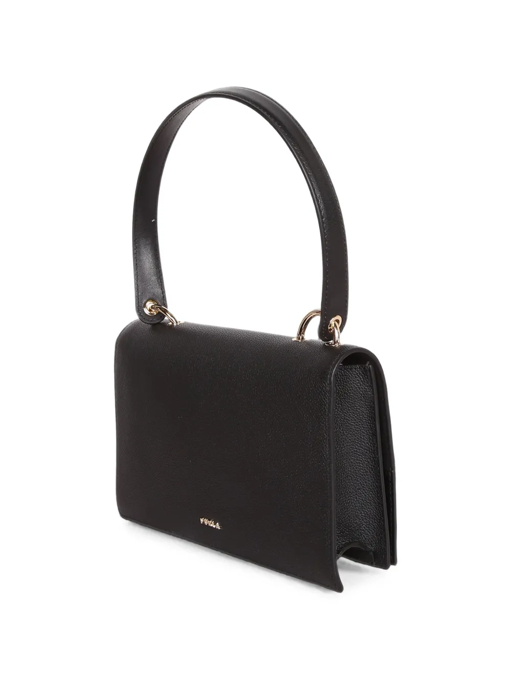 Furla Shopper van bewerkt leer Zwart
