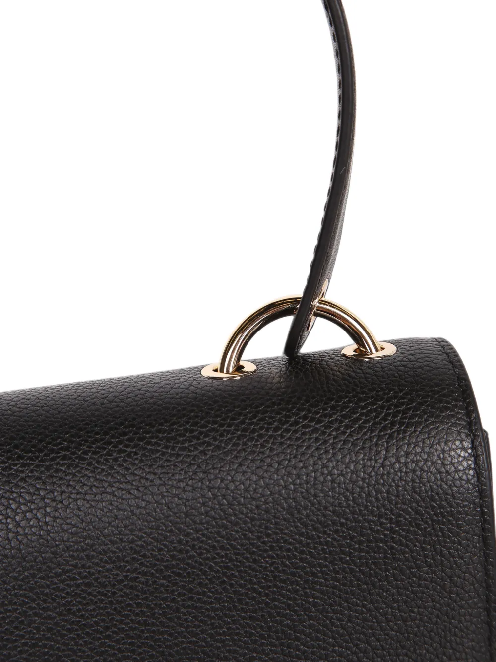 Furla Shopper van bewerkt leer Zwart