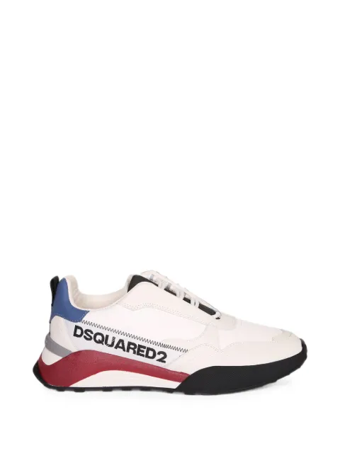 DSQUARED2 logo-print panelled sneakers