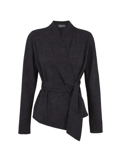 Cortana Tiempo wrap-waist jacket
