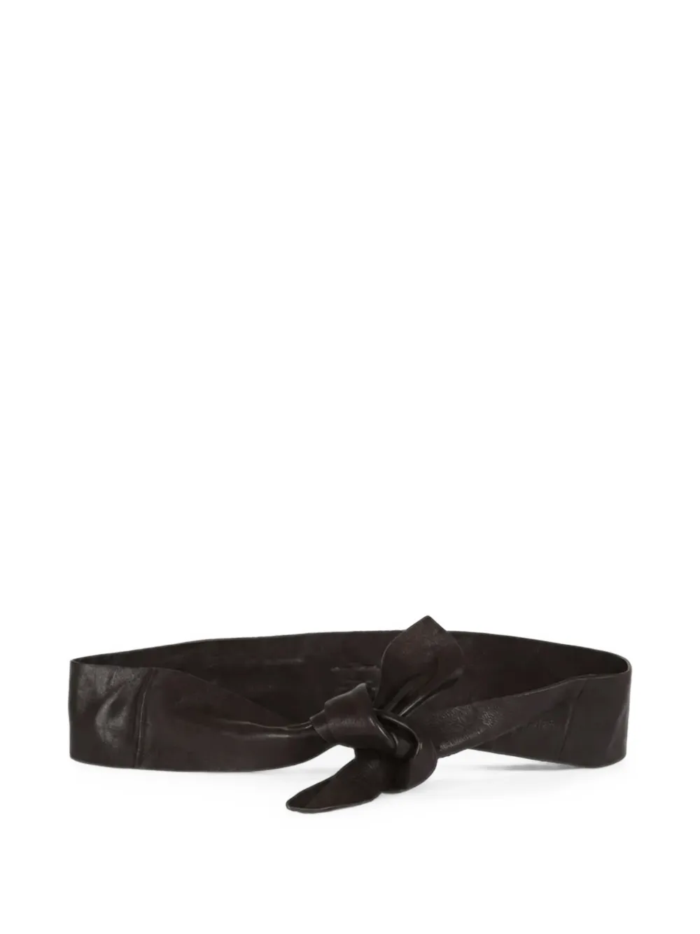 Cortana Jin 4 tie-fastening leather belt
