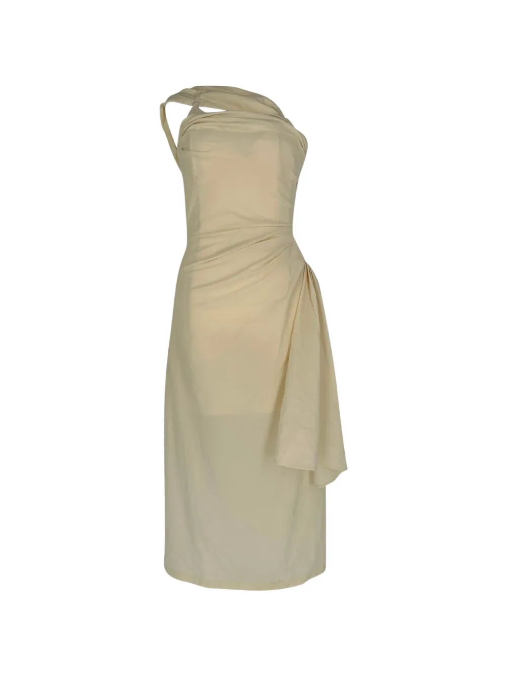 Jacquemus Pre-Owned robe mi-longue La Robe Abanada - Tons neutres Jacquemus Pre-Owned robe mi-longue La Robe Abanada - Tons neutres