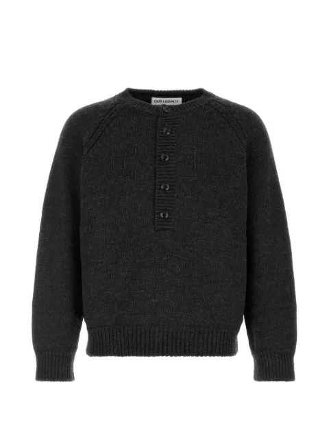 OUR LEGACY Shore button-placket sweater