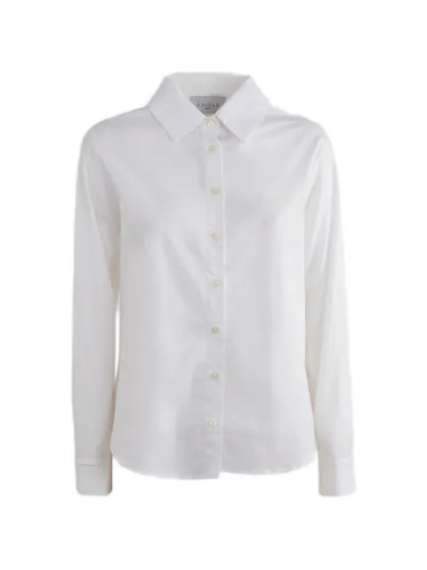 Gaëlle Paris logo-embroidered button-down shirt