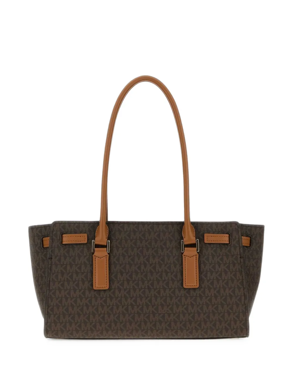 Michael Kors Kleine Hamilton Moderne Signature tas met logo Bruin