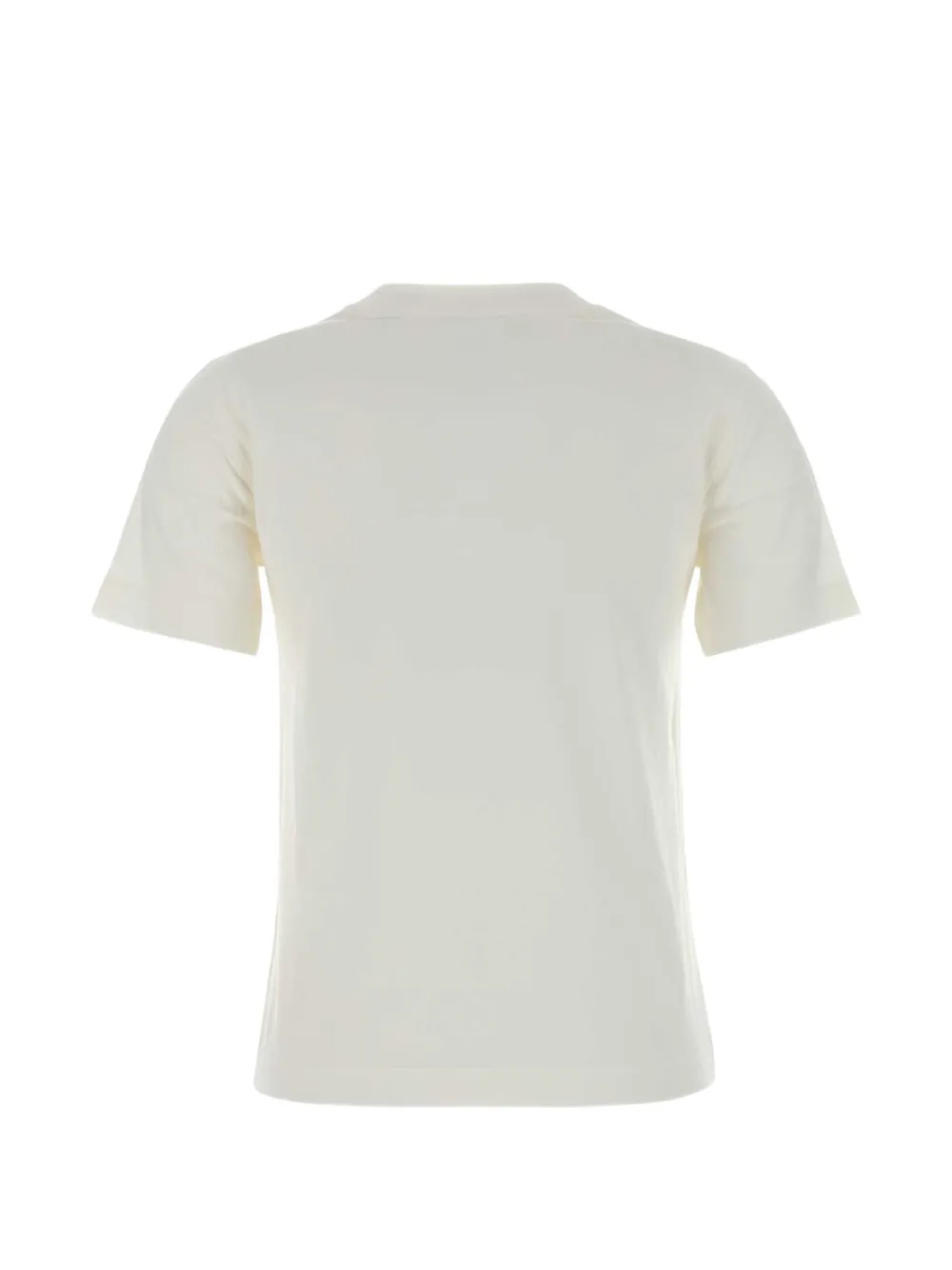 Burberry Knight Check katoenen T-shirt Wit
