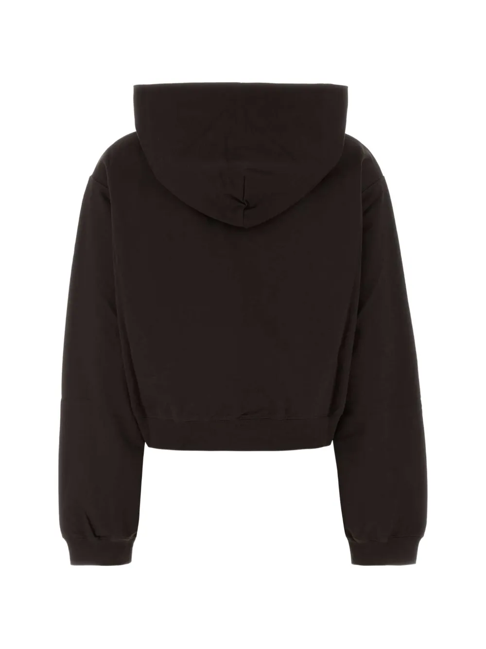 Gucci logo-embellished cropped hoodie Bruin