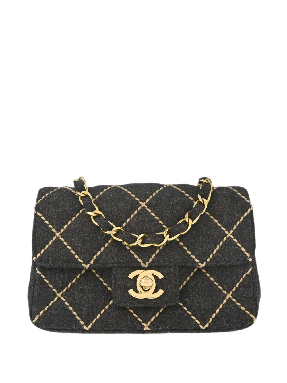 CHANEL Pre-Owned mini 2003-2004 Classic handbag - Grigio