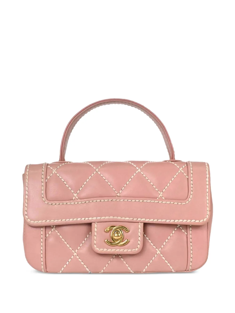 CHANEL Pre-Owned 2004-2005 Wild Stitch mini bag - Rosa
