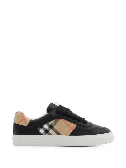 Burberry Kids Check pattern sneakers