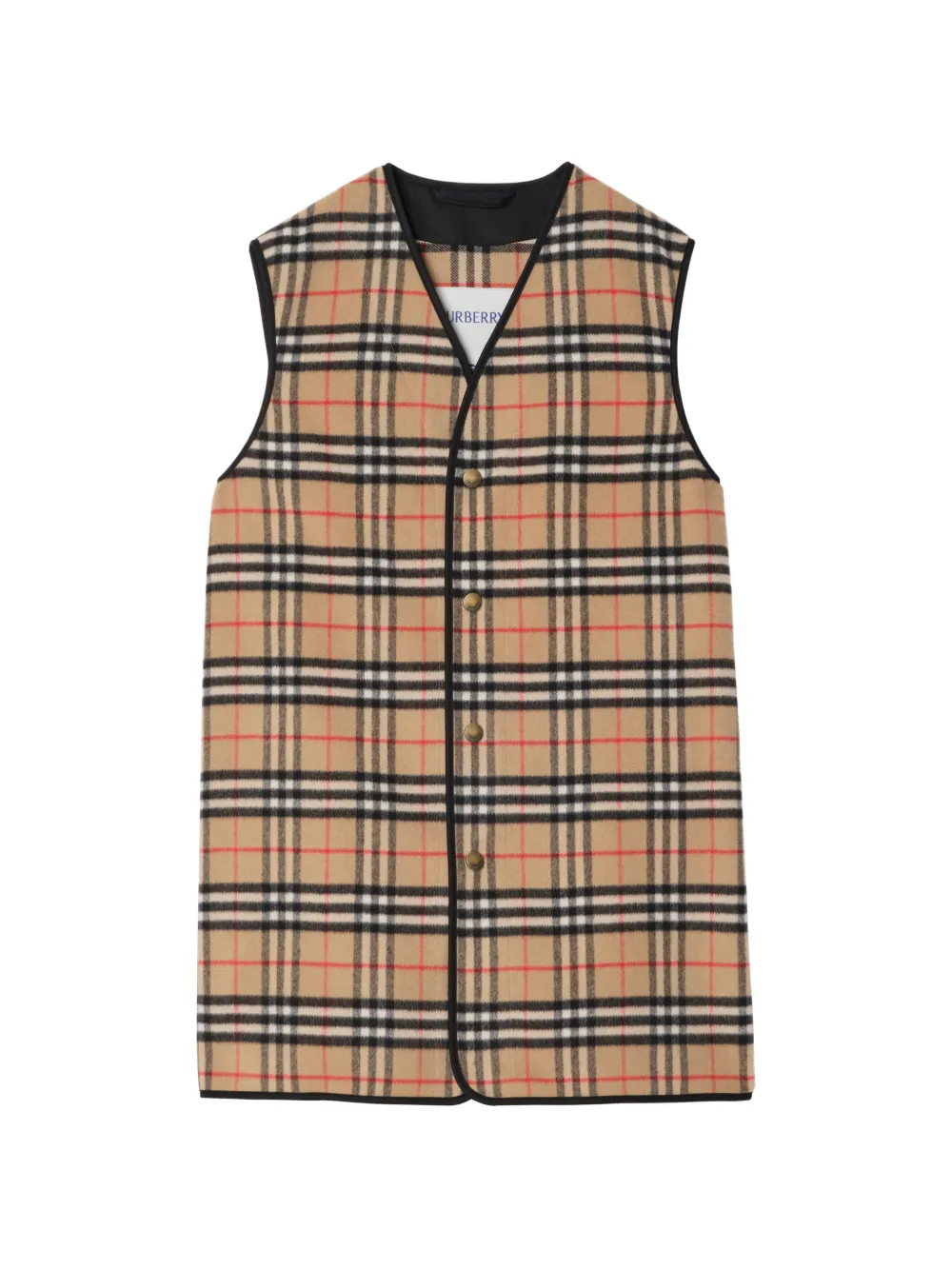Burberry Check wool cashmere warmer