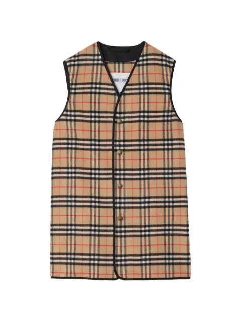 Burberry Check wool cashmere warmer
