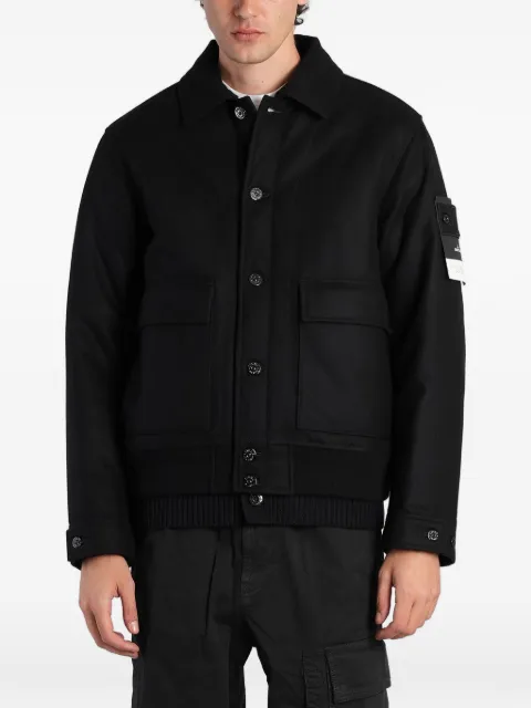 Stone Island 4100017 wool nylon Flannel_S.I. ghost jacket