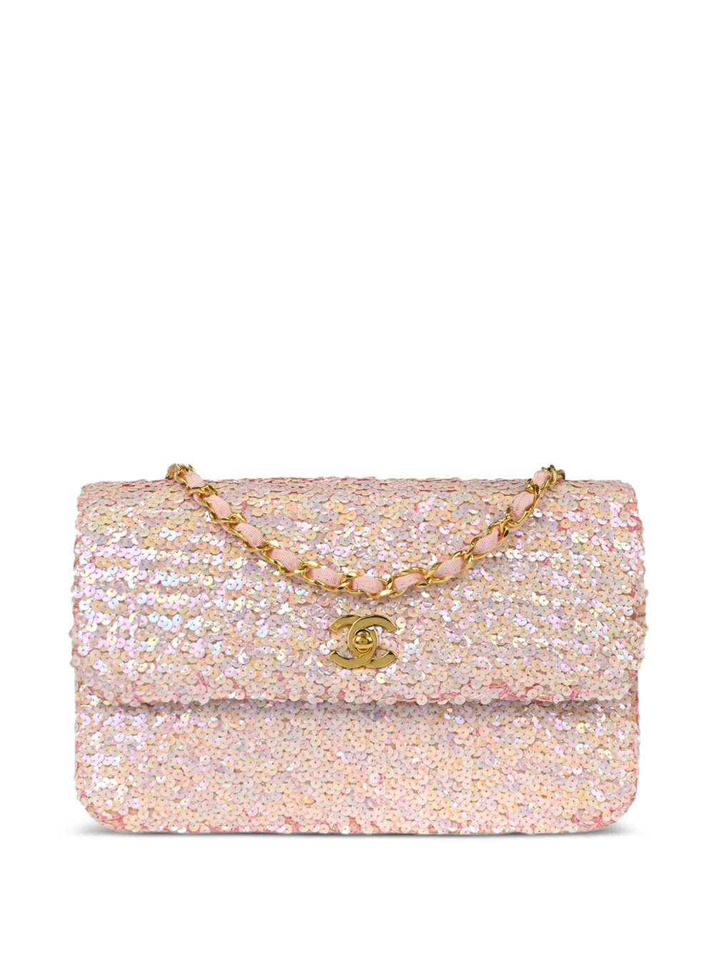 CHANEL Pre-Owned 1989-1991 CC turn-lock shoulder bag - Rosa