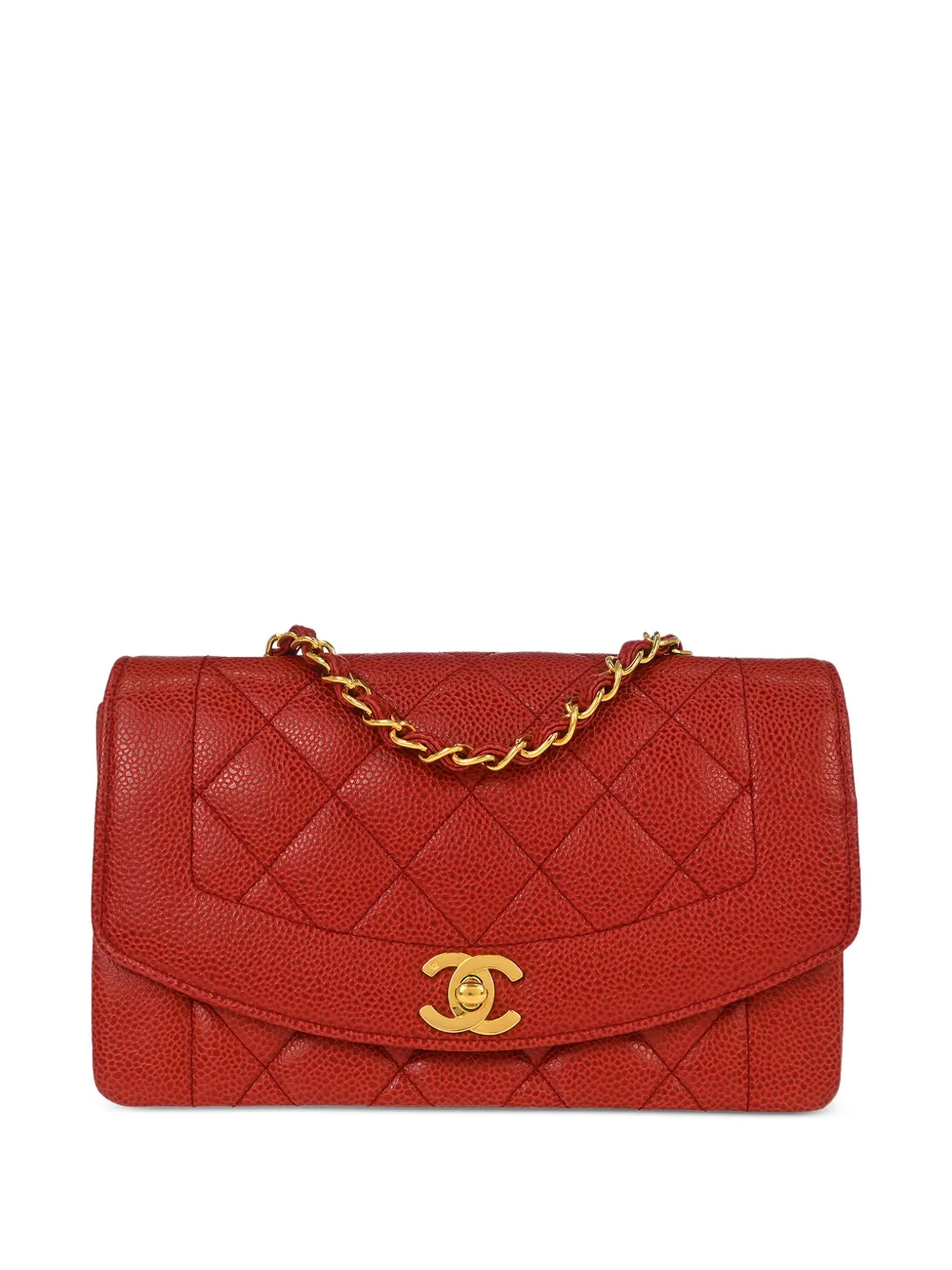 CHANEL Pre-Owned small 1991-1994 Diana shoulder bag - Rosso