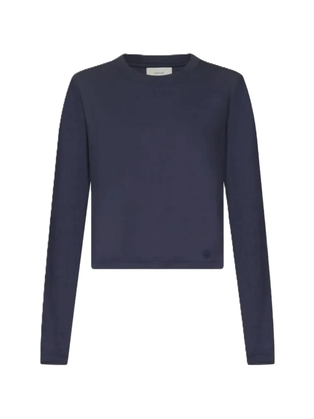 LouLou de Saison Masal LDS long-sleeve cropped T-shirt - Bleu