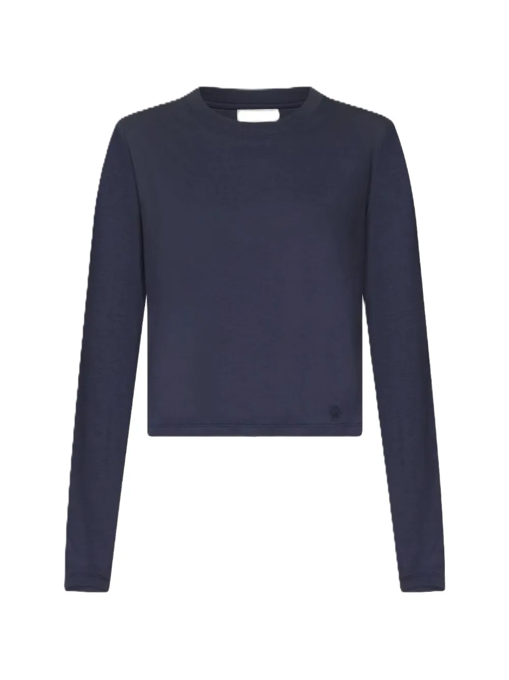 LouLou de Saison Masal LDS cropped T-shirt met lange mouwen Blauw