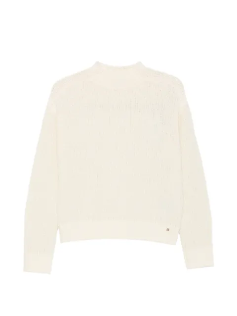 Herno bouclé ribbed-trim sweater