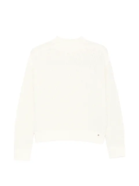 Herno bouclé ribbed-trim sweater