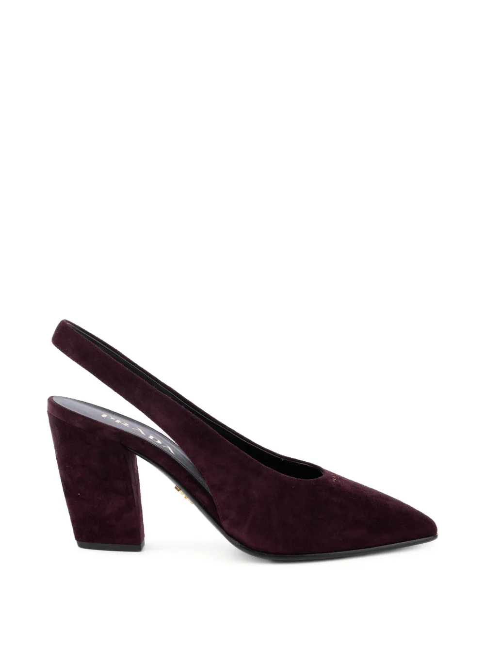Prada escarpins pointus à bride arrière - Violet