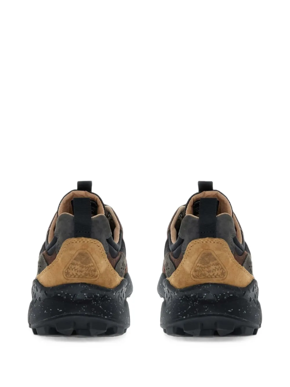 FLOWER MOUNTAIN Yamano 3 panelled sneakers Zwart