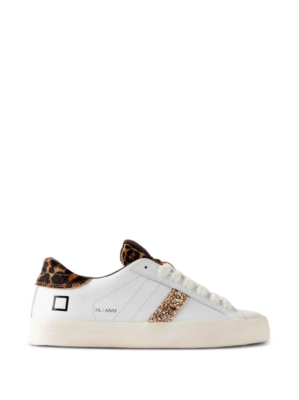 D.A.T.E. Hill Low leopard-print leather low-top sneakers