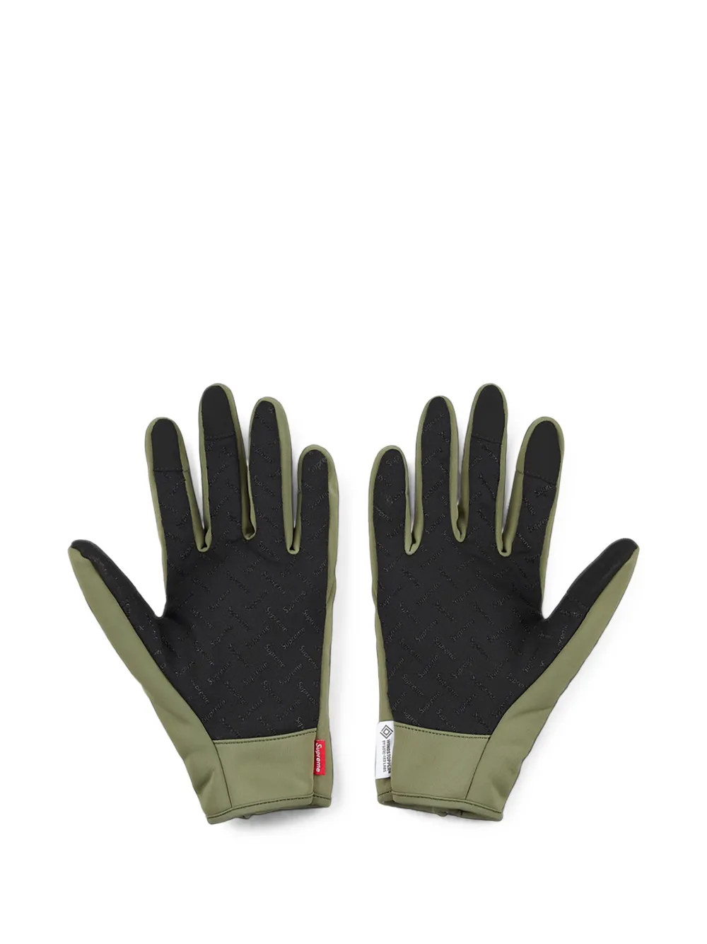 Supreme Windstopper handschoenen met rits Groen