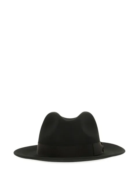 Borsalino Macho grosgrain-trim fedora hat