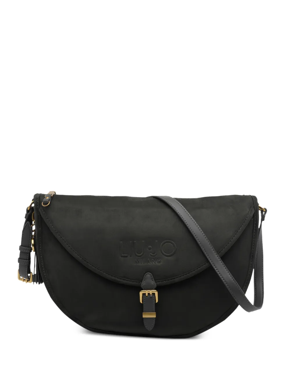 LIU JO logo-embossed buckle cross body bag