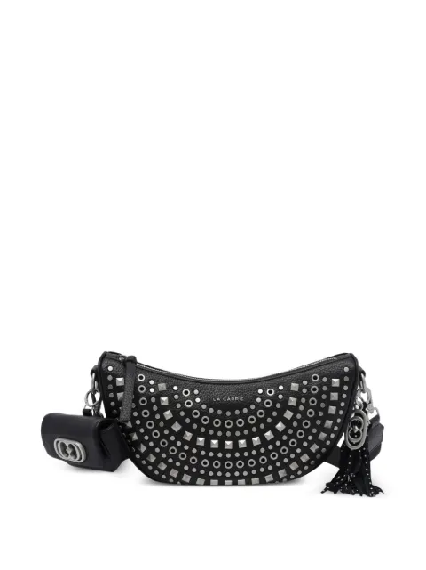 La Carrie stud-embellished crossbody bag
