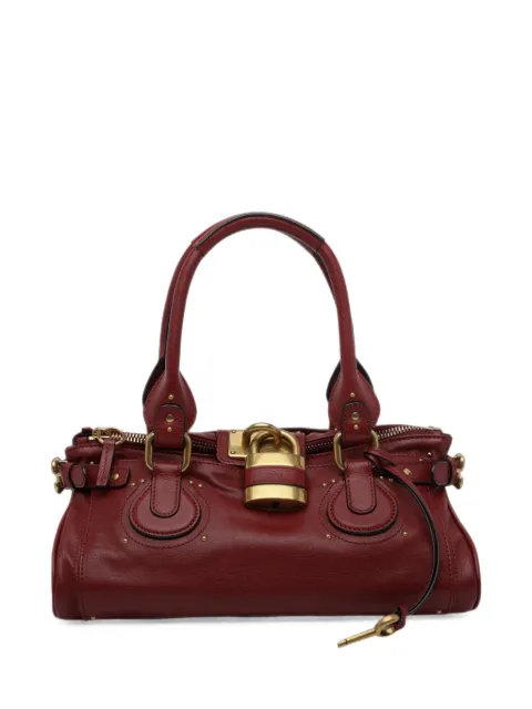 Chloé Paddington lock-detail clutch bag