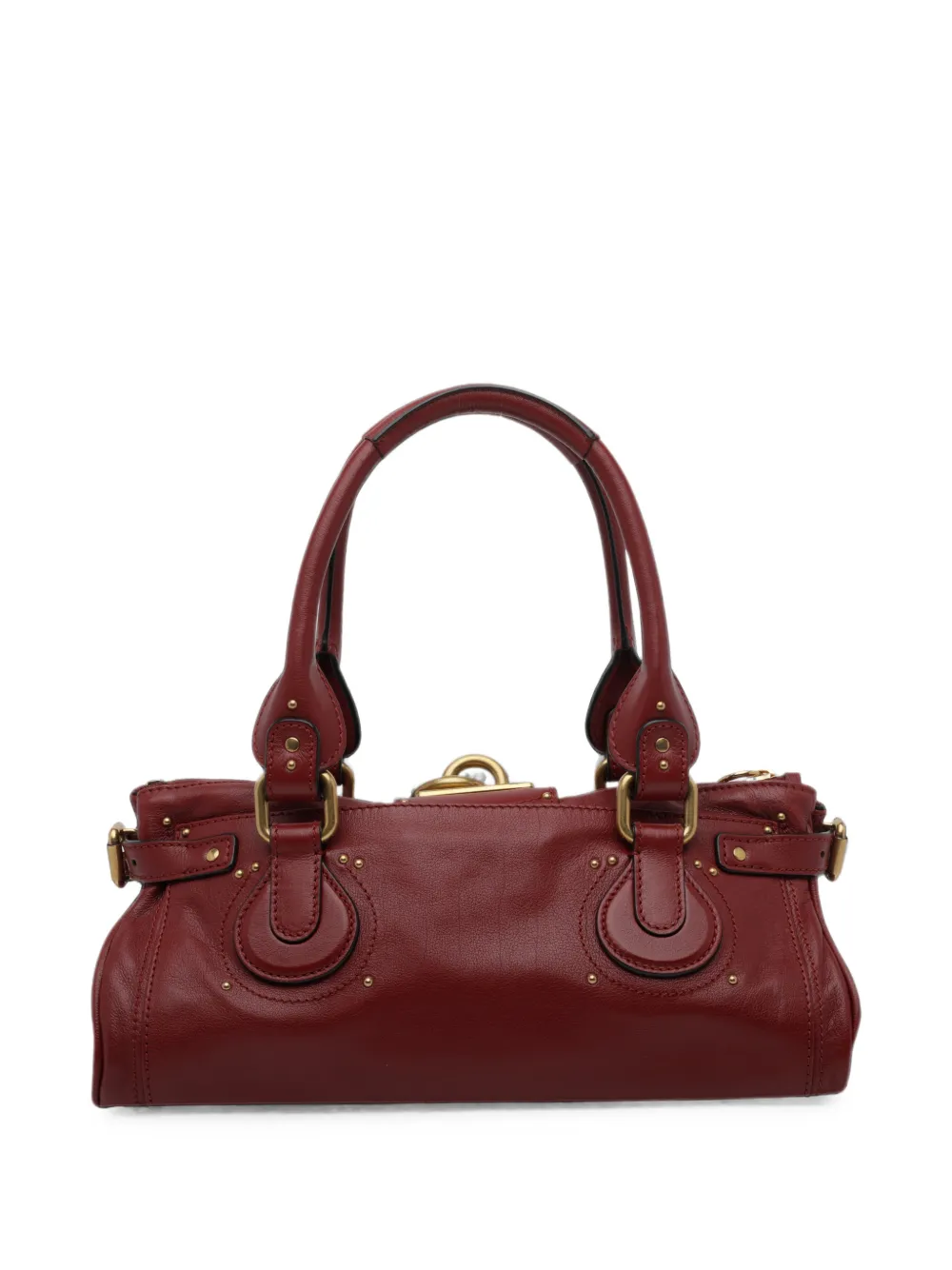 Chloé Paddington clutch met slotdetail Rood