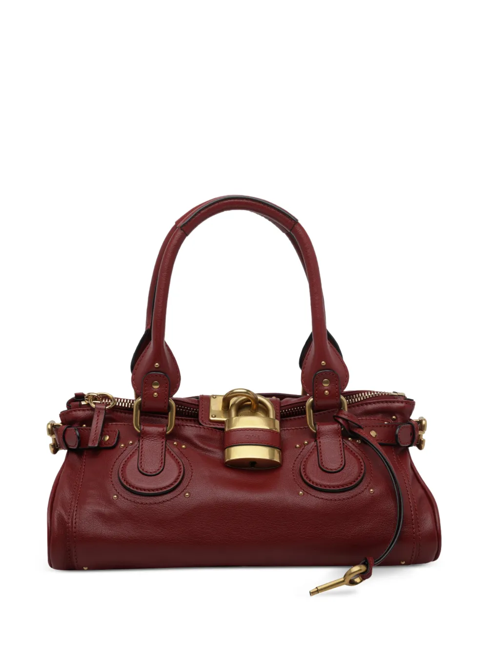 Chloé Paddington lock-detail clutch bag