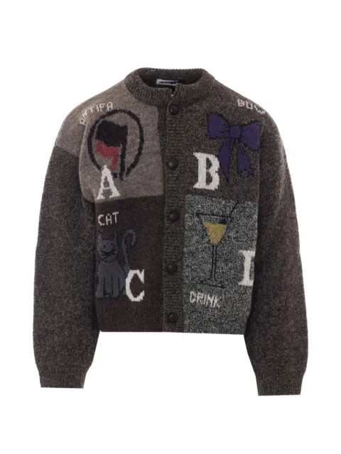 Magliano Abcd intarsia-knit cardigan