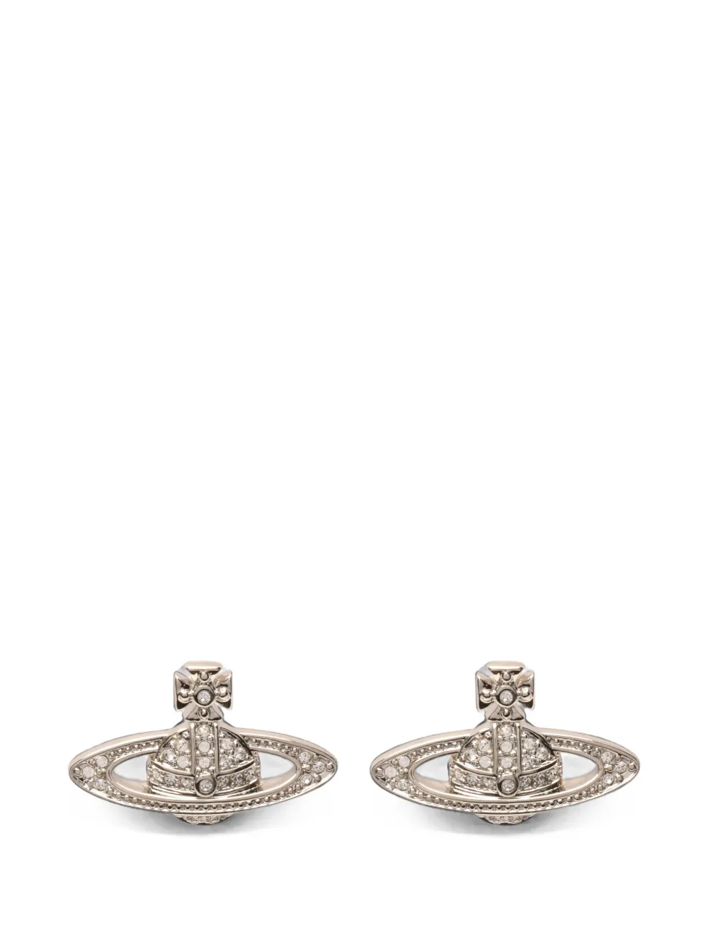 Vivienne Westwood Mini Bas Relief earrings - Argent