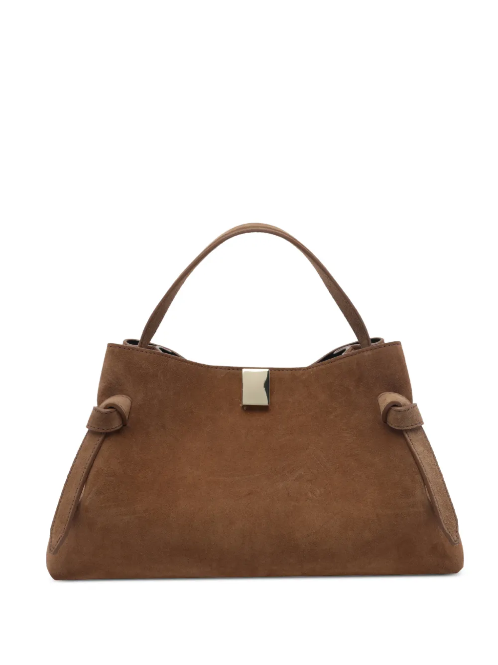 Yuzefi Gyoza bovine leather tote bag - Marrone
