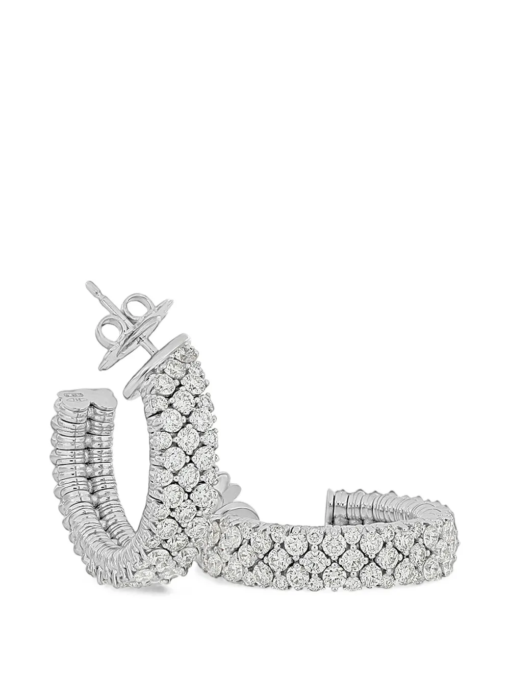 Roberto Demeglio Cashmere embellished hoop earrings