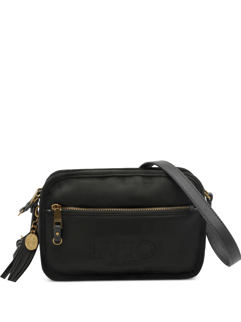 LIU JO logo-embossed tassel-detail shoulder bag