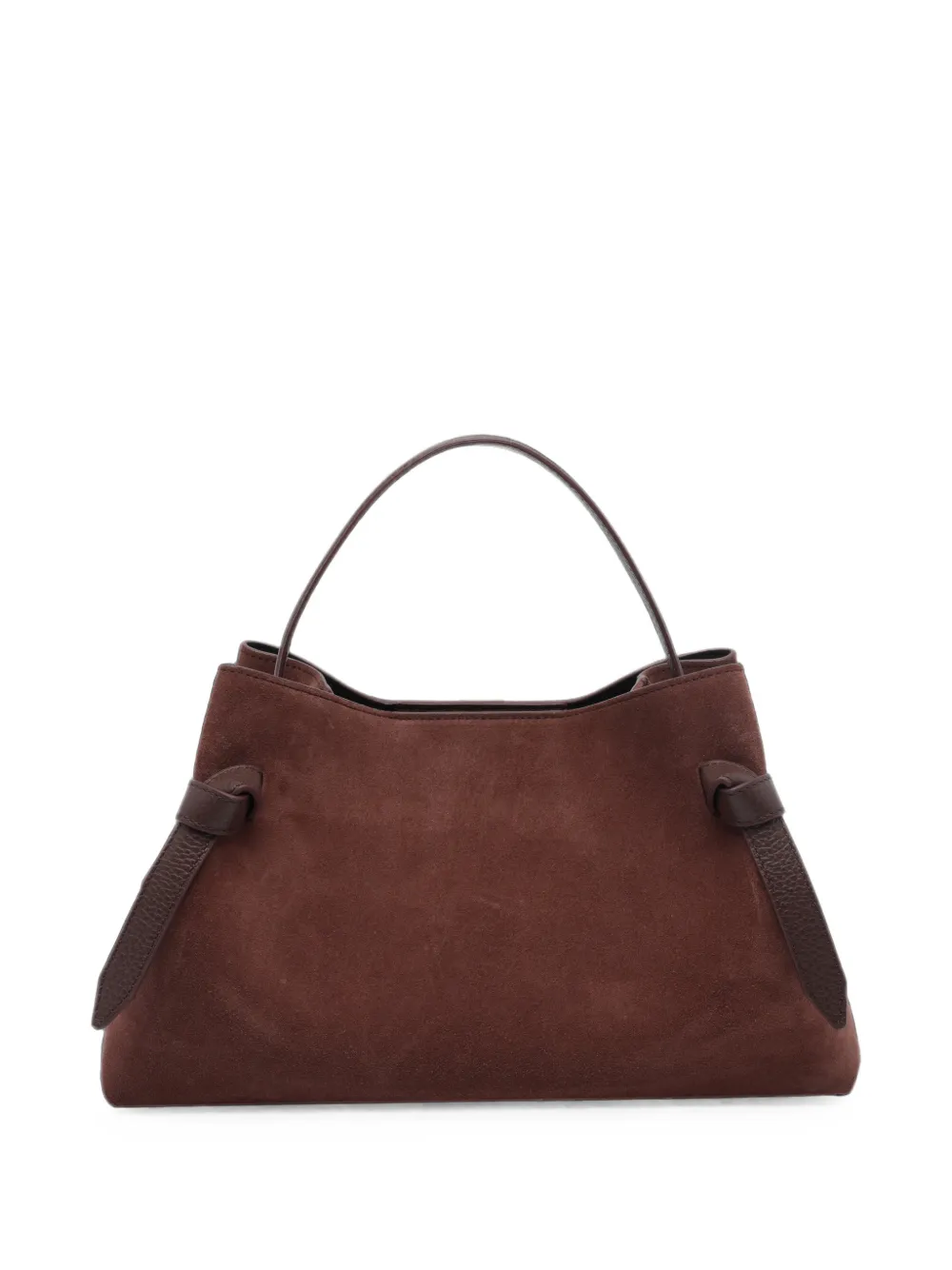 Yuzefi Gyoza suede tote bag Bruin